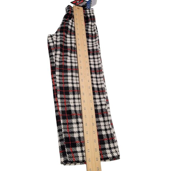 Mad Dog Girls Black/White Plaid Fleece Pajama Pant Size Small(6) - Picture 8 of 8